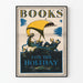 Vintage-Dekorationsposter Bücher für die Feiertage