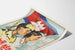 Vintage-Kambodschanischer Patriotischer Dekorationsposter