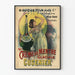 Vintage-Poster Minzlikör Crème de Menthe Glaciale Cusenier Wanddekoration