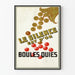 Vintage-Poster Wanddekoration Le Silence est d'Or Boules Quies