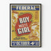 Vintage-Poster Boy Meets Girl - Retro-Kinodekoration für die Wand