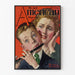 Vintage-Poster von Norman Rockwell: Junge Musikerin mit Querflöte
