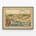 Vintage-Poster Brasserie du Cardinal Fribourg 1837-1905 — gerahmtes Bild an der Wand