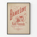 Vintage-Poster im Stil des Art Déco "Brave Love"