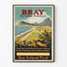 Vintage-Poster Bray Irland für Wanddekoration