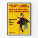 Vintage-Poster Frühstück bei Tiffany's - Retro-Wanddekoration