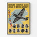 Vintage-Poster europäischer Alliierten der Luftfahrt – Luftfahrt-Wanddekoration