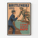 Vintage-Britishers-Poster – Jetzt sind Sie gefragt, kommen Sie vorbei