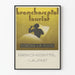 Vintage-Poster Bronchoseptol Lauriat gegen Husten