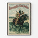 Vintage-Poster Buffalo Bill's Wild West Wanddekoration Western