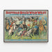 Poster Buffalo Bills Wild West und der Kongress der Rough Riders — gerahmtes Bild an der Wand