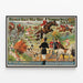 Vintage-Poster Buffalo Bill's Wild West & Pawnee Bill's Far East – Reit- und Sportwanddekoration — gerahmtes Bild an der Wand