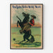 Vintage-Poster Buffalo Bill's Wild West Cowboys zu Pferd