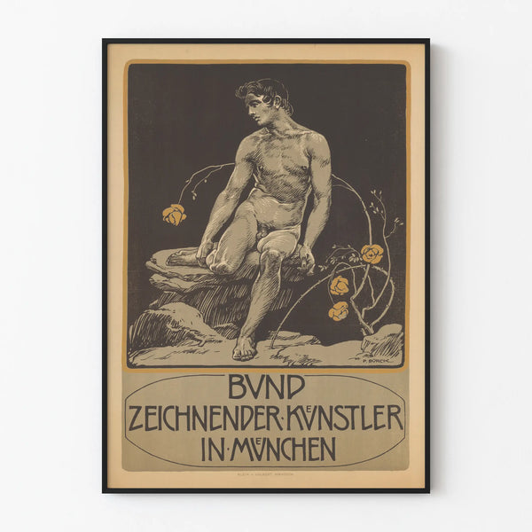 bund-zeichnender-kunstler-in-munchen