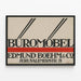 Vintage-Poster Büro Mobiliar Edmund Boehm & Co — gerahmtes Bild an der Wand
