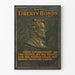Vintage-Poster zum Kauf von Liberty Bonds mit Porträt von Abraham Lincoln
