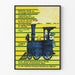 Vintage-Poster Wanddekoration Kinderbuchmarkt