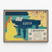 Vintage-Poster Klavier C. Bechstein zur Wanddekoration — gerahmtes Bild an der Wand