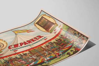 c-w-parker-steam-riding-gallery-special-double-cylinder-engine-military-band-organ