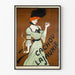 Vintage-Poster Cachou Lajaunie Weiblich Stilisiert