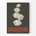 Vintage-Werbeplakat Cacodyline Jammes Würfelgrafiken