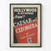 Vintage-Poster des Theaters César und Cleopatra von G. B. Shaw