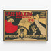 Vintage-Poster Café Maxim im Stil der 20er Jahre Wanddekoration — gerahmtes Bild an der Wand