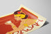 Vintage-Poster Café Rajah - Wanddekoration im Art Déco Stil — Ansicht des Kunstwerks