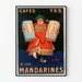 Vintage-Poster Cafés und Tees bei Los Mandarines