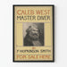 Vintage-Poster Caleb West Master Diver von F. Hopkinson Smith