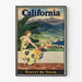 Vintage-Poster Kalifornien Dieser Sommer Reise mit dem Zug
