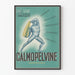 Vintage-Poster Calmopelvine - Werbe-Poster für Suppositorien