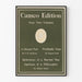Vintage-Poster Cameo Edition – Klassische Wanddekoration