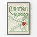 Vintage-Poster Camphydryl Robin für Wanddekoration