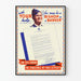 Vintage-Industrieller kanadischer Poster - Ralph P. Bell Brief-Herausforderung