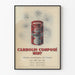 Vintage-Werbeplakat Carbolin Composé Midy
