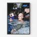 Vintage-Poster von Carel Struycken: Sommerliche Vorlesung im Jacuzzi