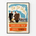 Vintage-Poster Careless Talk Costs Lives zur Wanddekoration