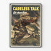 Vintage-Militärposter Careless Talk Got There First