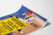 Vintage-Poster für das Musical-Theater Fade Out Fade In