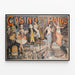 Vintage-Poster vom Casino de Paris, 16 Rue de Clichy — gerahmtes Bild an der Wand