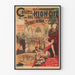 Vintage-Poster Casino des High Life Großer Ball und Amerikanisches Eiskunstlaufen