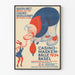 Vintage-Poster Casino Maskenbälle 1934 Basel Stil Art Déco