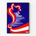 Vintage-Poster Catch The Spirit 1985 Bundeswahlkampagne