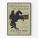 Vintage-Poster Cattle Ranch bis College – Western-Wanddekoration