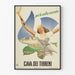 Vintage-Poster Cava dei Tirreni zur Wanddekoration