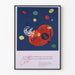 Internationales Atelier-Poster zu durchgehenden Linien – Wissenschaftliches Abstraktdesign