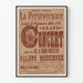 Vintage-Poster Konzert Kreis Chorgesang Die Ausdauer 1895
