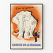 Vintage-Poster Krieg und Wirtschaft - N'achetez que le nécessaire