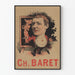 Vintage-Poster Ch. Baret für Retro-Wanddekoration